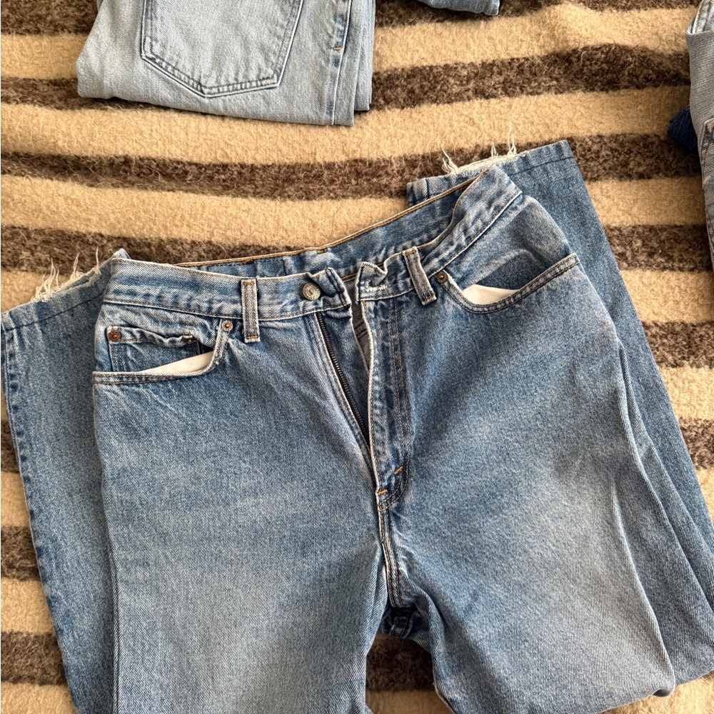 Levi's Blue Straight Jeans Classic Denim